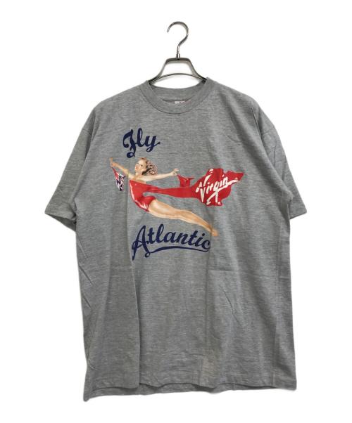 Virgin Atlantic（ヴァージン・アトランティック）Virgin Atlantic (ヴァージン・アトランティック) Tシャツ グレー サイズ:XLの古着・服飾アイテム