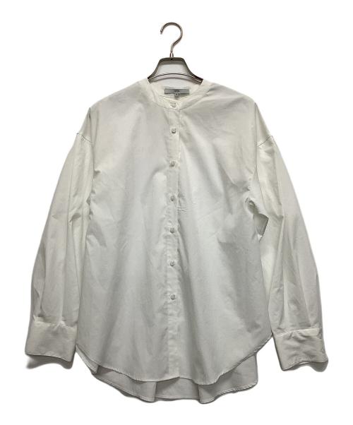 UN3D.（アンスリード）UN3D. (アンスリード) 2トーンボーダーニットベストセットシャツ グリーン×ブラック サイズ:36の古着・服飾アイテム