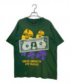 SAINT MICHAEL×SEAN WOTHERSPOONセントマイケル×ショーン・ワザーズプーン）の古着「SW_SS TEE/SAINT CLAN」｜グリーン