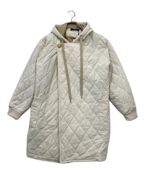 JUDDYCORN（ジュディーコーン）JUDDYCORN (ジュディーコーン) キルティングロングコート アイボリー サイズ:Fの古着・服飾アイテム