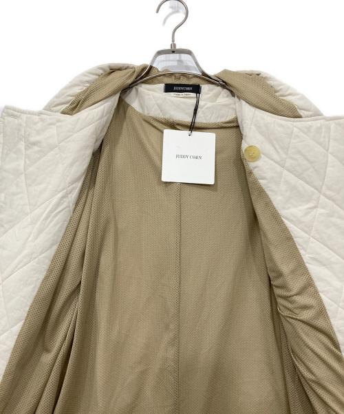 JUDDYCORN（ジュディーコーン）JUDDYCORN (ジュディーコーン) キルティングロングコート アイボリー サイズ:Fの古着・服飾アイテム