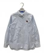 BLUE LABEL CRESTBRIDGEブルーレーベルクレストブリッジ）の古着「プレミアムオックスシャツ」｜ブルー