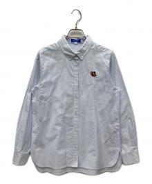 BLUE LABEL CRESTBRIDGE（ブルーレーベルクレストブリッジ）の古着「プレミアムオックスシャツ」｜ブルー