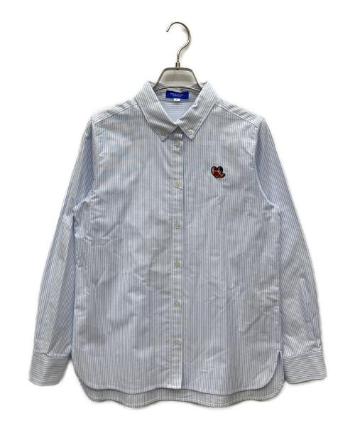 BLUE LABEL CRESTBRIDGE（ブルーレーベルクレストブリッジ）BLUE LABEL CRESTBRIDGE (ブルーレーベルクレストブリッジ) プレミアムオックスシャツ ブルー サイズ:36 未使用品の古着・服飾アイテム