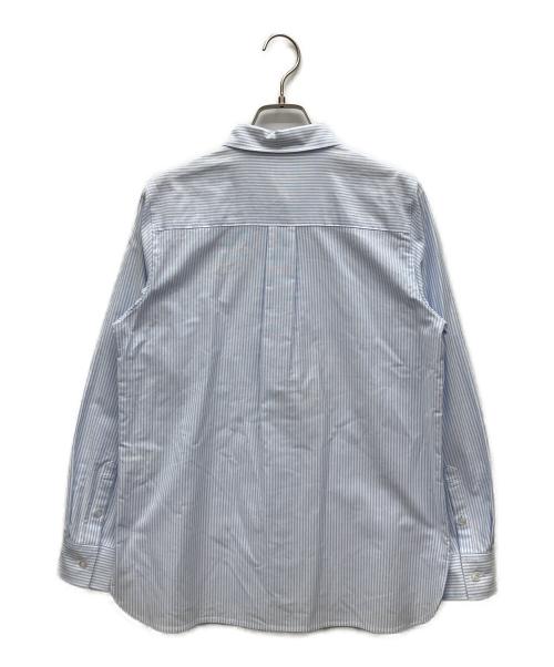 BLUE LABEL CRESTBRIDGE（ブルーレーベルクレストブリッジ）BLUE LABEL CRESTBRIDGE (ブルーレーベルクレストブリッジ) プレミアムオックスシャツ ブルー サイズ:36 未使用品の古着・服飾アイテム