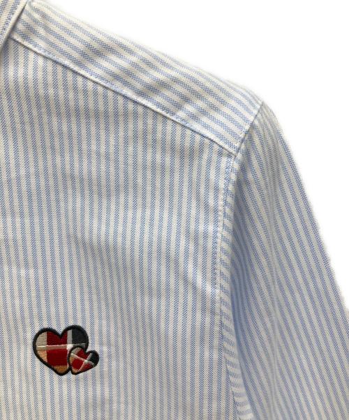 BLUE LABEL CRESTBRIDGE（ブルーレーベルクレストブリッジ）BLUE LABEL CRESTBRIDGE (ブルーレーベルクレストブリッジ) プレミアムオックスシャツ ブルー サイズ:36 未使用品の古着・服飾アイテム