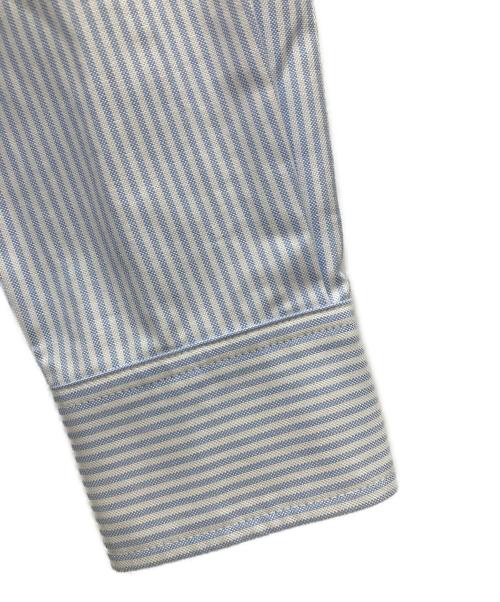 BLUE LABEL CRESTBRIDGE（ブルーレーベルクレストブリッジ）BLUE LABEL CRESTBRIDGE (ブルーレーベルクレストブリッジ) プレミアムオックスシャツ ブルー サイズ:36 未使用品の古着・服飾アイテム