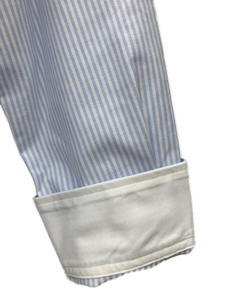 BLUE LABEL CRESTBRIDGE（ブルーレーベルクレストブリッジ）BLUE LABEL CRESTBRIDGE (ブルーレーベルクレストブリッジ) プレミアムオックスシャツ ブルー サイズ:36 未使用品の古着・服飾アイテム