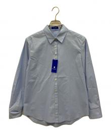 BLUE LABEL CRESTBRIDGE（ブルーレーベルクレストブリッジ）の古着「プレミアムブロードブラウス」｜ブルー