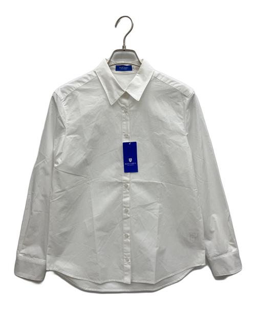 BLUE LABEL CRESTBRIDGE（ブルーレーベルクレストブリッジ）BLUE LABEL CRESTBRIDGE (ブルーレーベルクレストブリッジ) プレミアムブロードブラウス ホワイト サイズ:36の古着・服飾アイテム