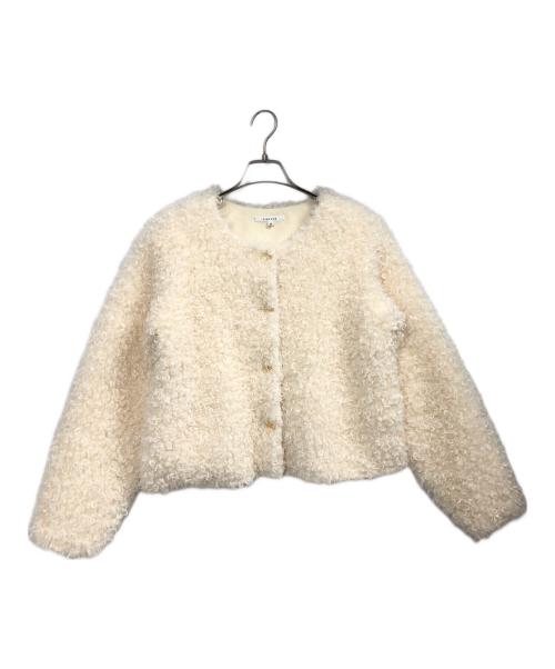 CADUNE（カデュネ）CADUNE (カデュネ) ボアジャン アイボリー サイズ:38の古着・服飾アイテム