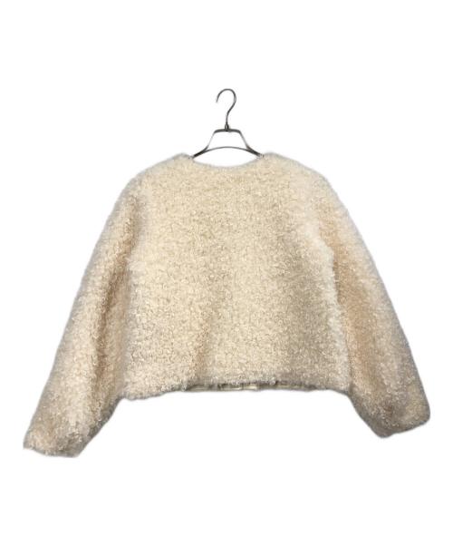 CADUNE（カデュネ）CADUNE (カデュネ) ボアジャン アイボリー サイズ:38の古着・服飾アイテム