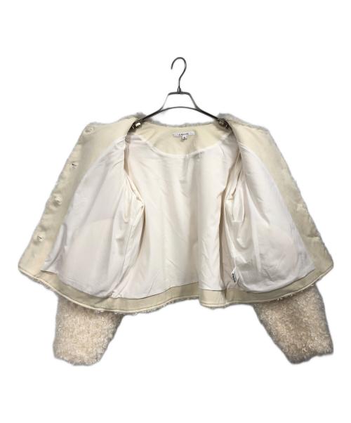 CADUNE（カデュネ）CADUNE (カデュネ) ボアジャン アイボリー サイズ:38の古着・服飾アイテム