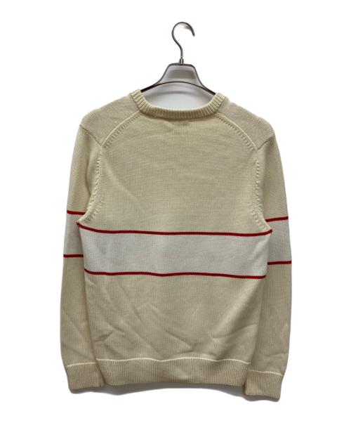 GIVENCHY（ジバンシィ）GIVENCHY (ジバンシィ) リバースロゴ コットンセーター アイボリー サイズ:Lの古着・服飾アイテム