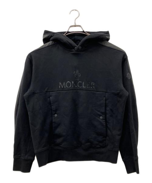 MONCLER（モンクレール）MONCLER (モンクレール) FELPA CON CAPPUCCIO ブラック サイズ:Mの古着・服飾アイテム