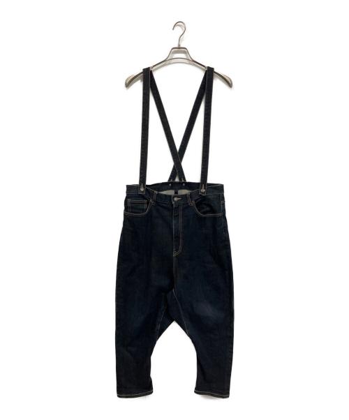 glamb（グラム）glamb (グラム) サスペンダークロップドサルエルデニム インディゴ サイズ:2の古着・服飾アイテム