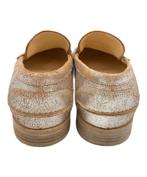 Christian Louboutin（クリスチャン・ルブタン）Christian Louboutin (クリスチャン・ルブタン) ローファー シルバー サイズ:38 1/2の古着・服飾アイテム