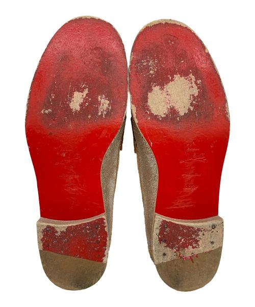 Christian Louboutin（クリスチャン・ルブタン）Christian Louboutin (クリスチャン・ルブタン) ローファー シルバー サイズ:38 1/2の古着・服飾アイテム