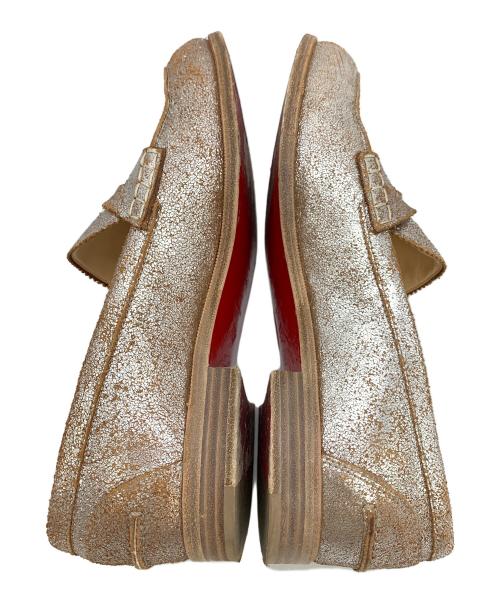 Christian Louboutin（クリスチャン・ルブタン）Christian Louboutin (クリスチャン・ルブタン) ローファー シルバー サイズ:38 1/2の古着・服飾アイテム