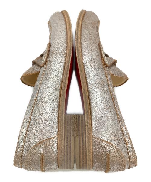 Christian Louboutin（クリスチャン・ルブタン）Christian Louboutin (クリスチャン・ルブタン) ローファー シルバー サイズ:38 1/2の古着・服飾アイテム