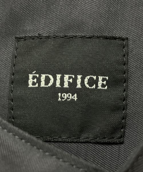 EDIFICE（エディフィス）EDIFICE (エディフィス) ツイル プルオーバーシャツ ブラック サイズ:Mの古着・服飾アイテム