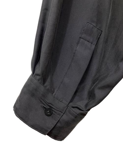 EDIFICE（エディフィス）EDIFICE (エディフィス) ツイル プルオーバーシャツ ブラック サイズ:Mの古着・服飾アイテム