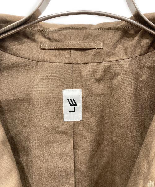 LE（エルイー）LE (エルイー) T C Balcollar coat ブラウン サイズ:002 未使用品の古着・服飾アイテム