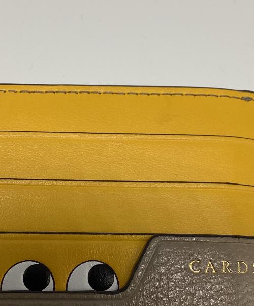 ANYA HINDMARCH（アニヤ・ハインドマーチ）ANYA HINDMARCH (アニヤハインドマーチ) カードケース ブラウンの古着・服飾アイテム