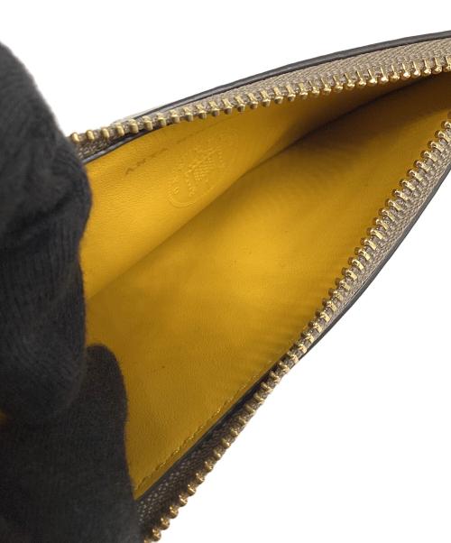 ANYA HINDMARCH（アニヤ・ハインドマーチ）ANYA HINDMARCH (アニヤハインドマーチ) カードケース ブラウンの古着・服飾アイテム