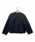 BLAMINKブラミンク）の古着「P CO/N BC ZIP LSL CS」｜ブラック