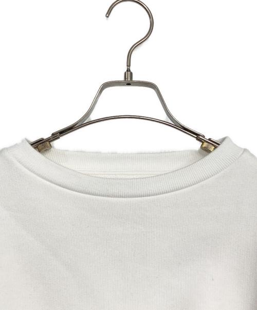 THIRD MAGAZINE（サードマガジン）THIRD MAGAZINE (サードマガジン) ロゴ刺繍裏毛スウェット ホワイト サイズ:SIZE 9の古着・服飾アイテム