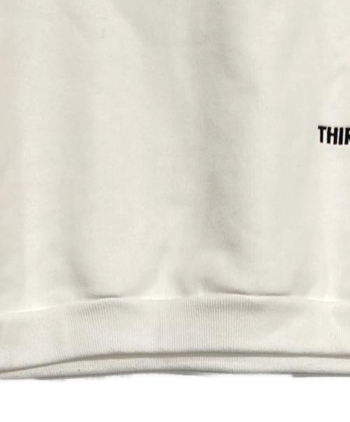 THIRD MAGAZINE（サードマガジン）THIRD MAGAZINE (サードマガジン) ロゴ刺繍裏毛スウェット ホワイト サイズ:SIZE 9の古着・服飾アイテム