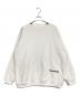 THIRD MAGAZINE（サードマガジン）の古着「ロゴ刺繍裏毛スウェット」｜ホワイト