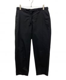 JIL SANDER+（ジルサンダープラス）の古着「Drawstring Trousers」｜ブラック