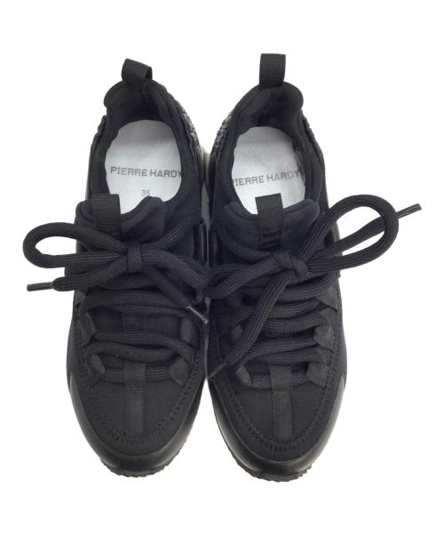 PIERRE HARDY（ピエールアルディ）PIERRE HARDY (ピエールアルディ) PIERRE HARDY(ピエールアルディ)トレックコメットスニーカー ブラック サイズ:22.5の古着・服飾アイテム