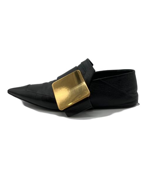 JIL SANDER（ジルサンダー）JIL SANDER (ジルサンダー) ポインテッドトゥパンプス ブラック サイズ:35の古着・服飾アイテム