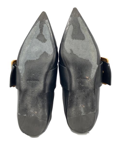 JIL SANDER（ジルサンダー）JIL SANDER (ジルサンダー) ポインテッドトゥパンプス ブラック サイズ:35の古着・服飾アイテム