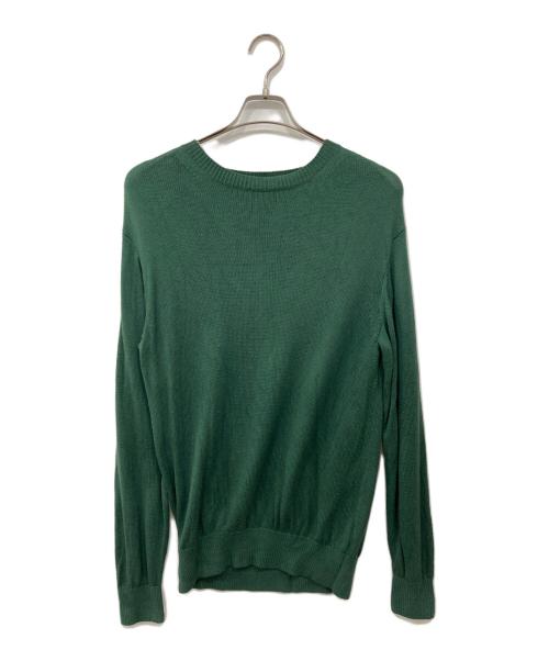 BATONER（バトナ―）BATONER (バトナ―) シルクニットセーター グリーン サイズ:1の古着・服飾アイテム