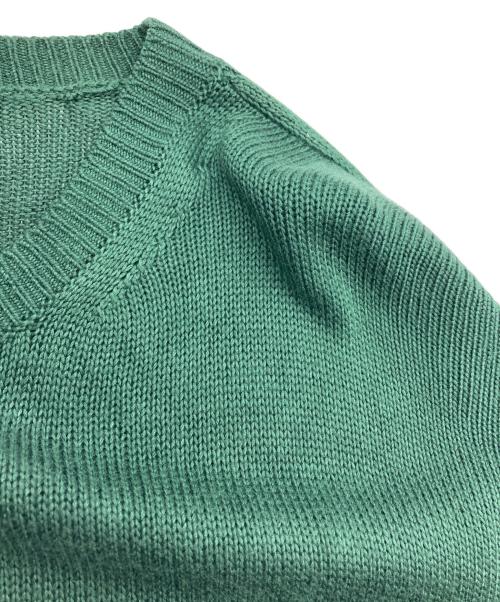 BATONER（バトナ―）BATONER (バトナ―) シルクニットセーター グリーン サイズ:1の古着・服飾アイテム