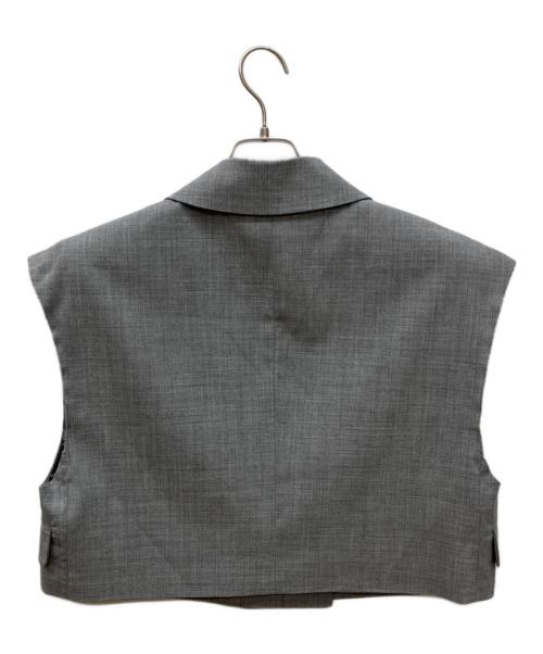 MAISON SPECIAL（メゾンスペシャル）MAISON SPECIAL (メゾンスペシャル) Cut-off Short Gilet カットオフショートジレ グレー サイズ:FREEの古着・服飾アイテム