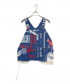 Maison MIHARA YASUHIROメゾン ミハラ ヤスヒロ）の古着「デニムサロペットトップス」｜ブルー