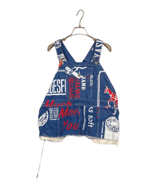 Maison MIHARA YASUHIRO（メゾン ミハラ ヤスヒロ）Maison MIHARA YASUHIRO (メゾン ミハラ ヤスヒロ) デニムサロペットトップス ブルー サイズ:SIZE Fの古着・服飾アイテム