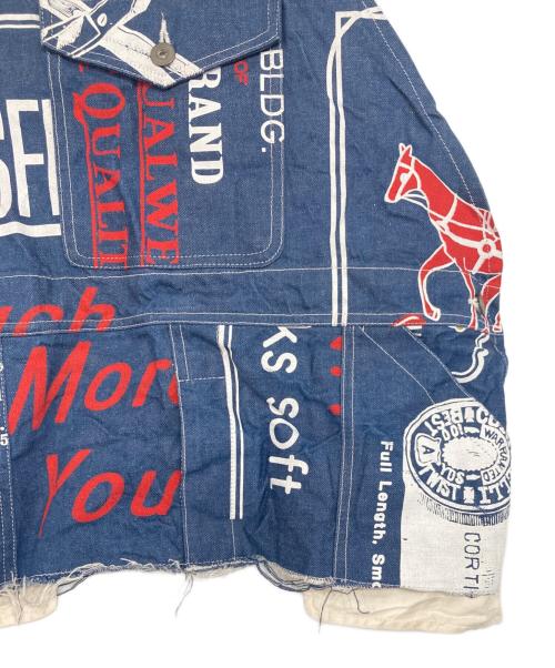 Maison MIHARA YASUHIRO（メゾン ミハラ ヤスヒロ）Maison MIHARA YASUHIRO (メゾン ミハラ ヤスヒロ) デニムサロペットトップス ブルー サイズ:SIZE Fの古着・服飾アイテム