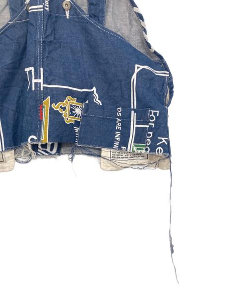 Maison MIHARA YASUHIRO（メゾン ミハラ ヤスヒロ）Maison MIHARA YASUHIRO (メゾン ミハラ ヤスヒロ) デニムサロペットトップス ブルー サイズ:SIZE Fの古着・服飾アイテム