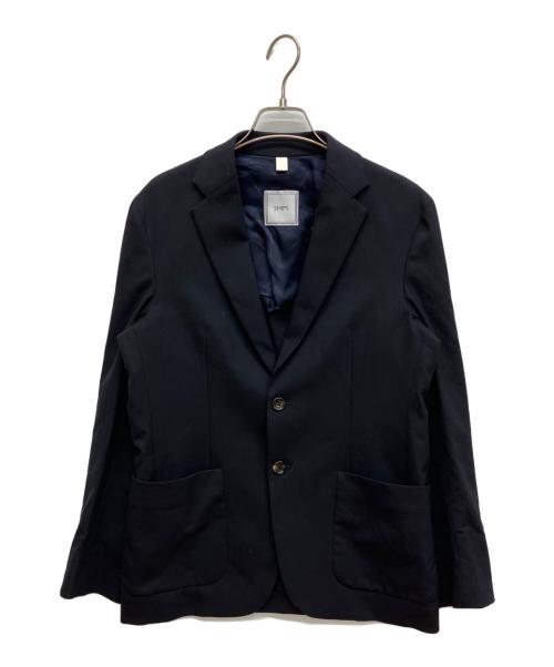 SHIPS（シップス）SHIPS (シップス) ウールストレッチソリッドジャケット　テーラードジャケット ネイビー サイズ:Sの古着・服飾アイテム