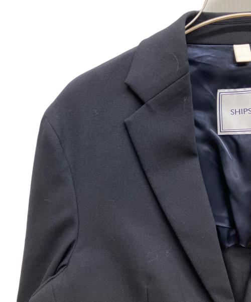 SHIPS（シップス）SHIPS (シップス) ウールストレッチソリッドジャケット　テーラードジャケット ネイビー サイズ:Sの古着・服飾アイテム
