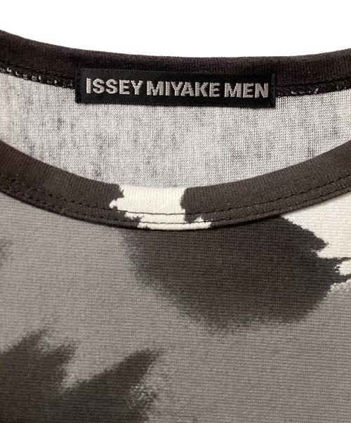ISSEY MIYAKE MEN（イッセイミヤケメン）ISSEY MIYAKE MEN (イッセイミヤケメン) 手捺染オーバーサイズTシャツ ブラック サイズ:Freeの古着・服飾アイテム