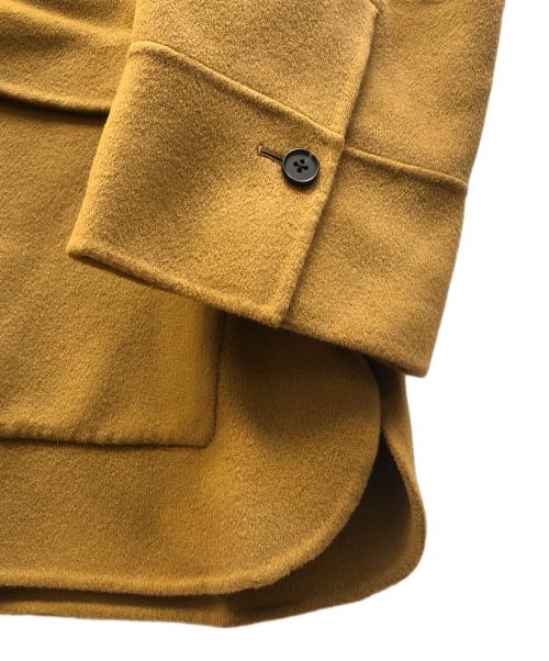 Adam et Rope（アダム エ ロペ）Adam et Rope (アダム エ ロペ) リバーショートシャツコート キャメル サイズ:Fの古着・服飾アイテム