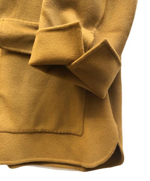 Adam et Rope（アダム エ ロペ）Adam et Rope (アダム エ ロペ) リバーショートシャツコート キャメル サイズ:Fの古着・服飾アイテム