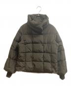 BROOKS BROTHERSブルックスブラザーズ）の古着「マイクロタフタショートパッファーコート」｜ブラウン